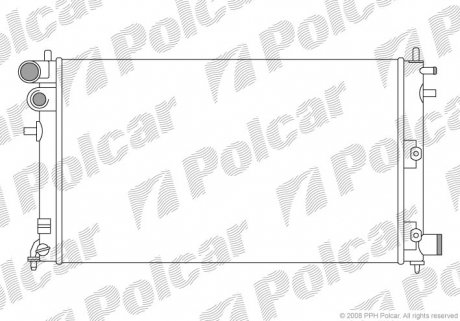 Радиатор охлаждения Polcar 570608A4