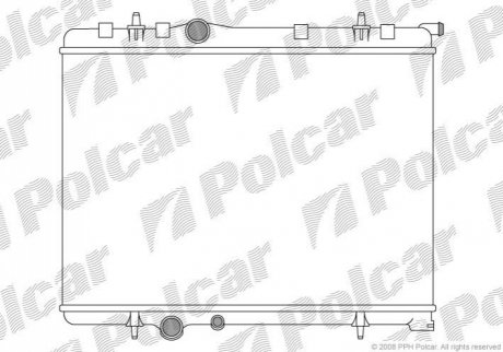 Радіатор охолодження Polcar 5710082X (фото 1)