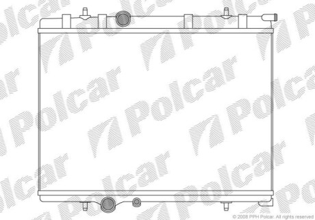 Радиатор охлаждения Polcar 571008-7