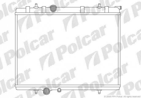 Радиатор охлаждения Polcar 571008-8
