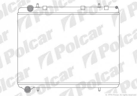 Радіатор охолодження Polcar 571108A1