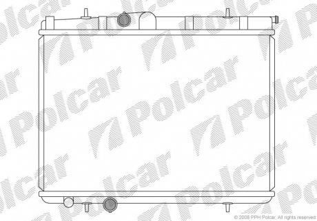 Радиатор охлаждения Polcar 572308-5 (фото 1)