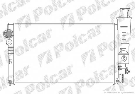 Радиатор охлаждения Polcar 574508A4 (фото 1)