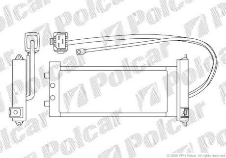 Радіатор обігріву Polcar 5746N82X