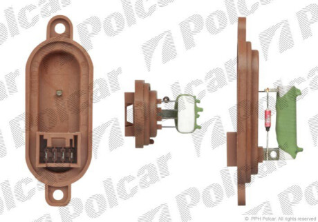 Регулятор вентилятора кабіни Polcar 5770KST-1