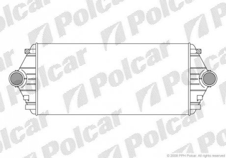 Радіатор повітря (Інтеркулер) Polcar 5786J8-1 (фото 1)