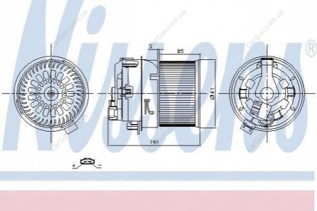 Вентилятор кабины Polcar 57B1NU1X (фото 1)