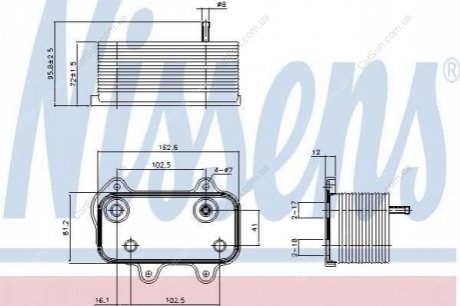 Радіатор масла Polcar 5805L81