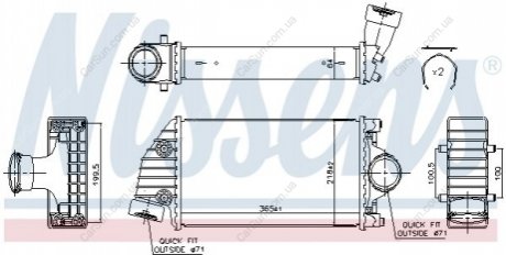 Радіатори повітря (Інтеркулери) Polcar 5813J8-2