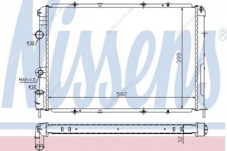 Радіатор охолодження Polcar 600708A2