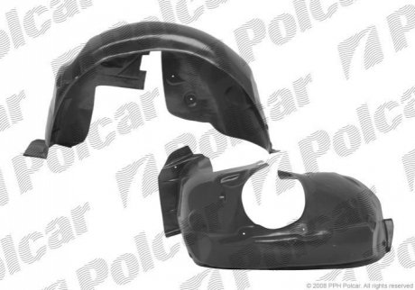 Подкрылок правый Polcar 6007FP-1 (фото 1)