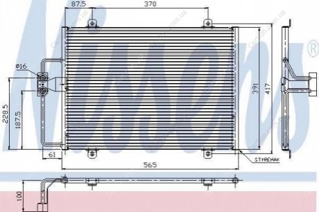 Радиатор кондиционера Polcar 6007K8C1 (фото 1)