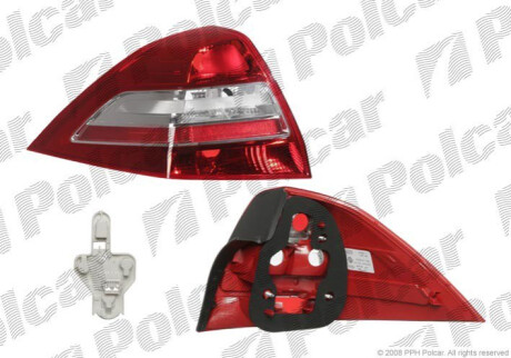 Фонарь задний Polcar 6013872E