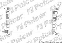 Радиатор охлаждения двигателя Renault Fluence 1.5D 02.10- Polcar 601408A4