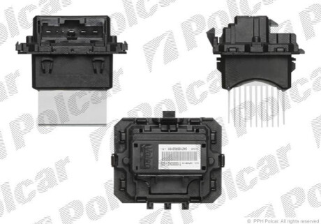 Регулятор вентилятора кабины Polcar 6014KST1X