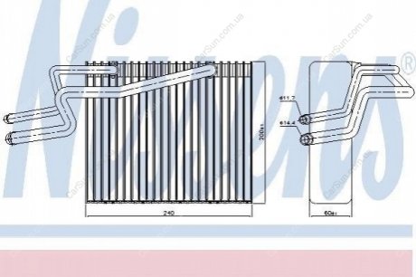 Испаритель кондиционера Polcar 6015P8-1