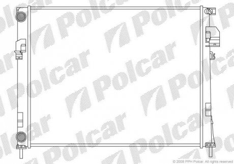 Радиатор охлаждения Polcar 602608-1