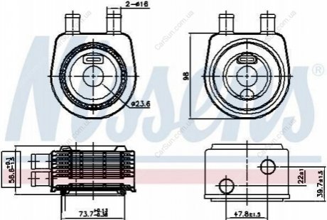 Радіатор масла Polcar 6026L8-1