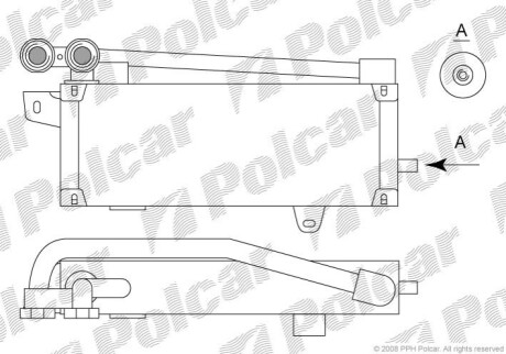 Радіатор масла Polcar 6033L83X