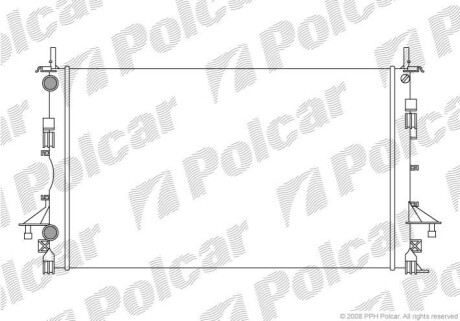 Радиатор охлаждения Polcar 603708A1