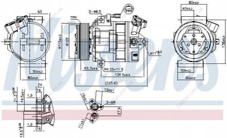 Компресор кондиціонера (новий) Polcar 6039KS-1