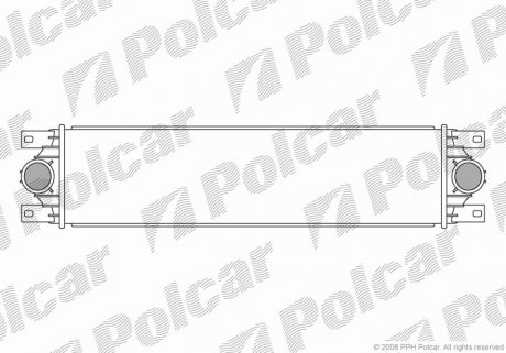 Радиатор воздуха (Интеркулер) Polcar 6042J8-1