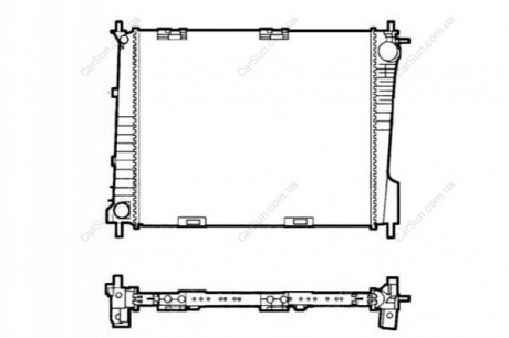 Радиатор охлаждения Polcar 605508-4