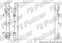 Радиатор охлаждения Renault Kangoo 1.2 16V/1.6 16V/ 1.5dci/1.9dci 02/01 Polcar 606008B8