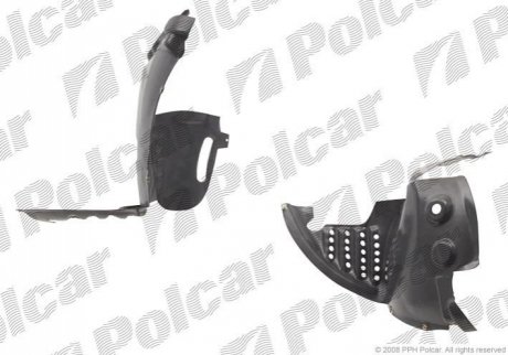 Подкрылок передний Polcar 6060FL-2