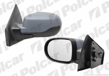 Зеркало наружное левое Polcar 6064511M (фото 1)