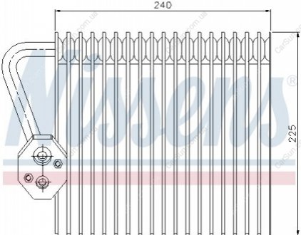 Испаритель кондиционера Polcar 6072P8-1