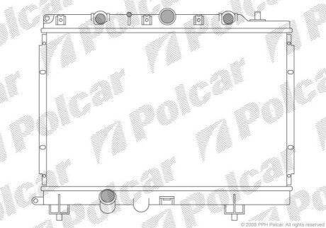 Радіатор охолодження Polcar 632508-2