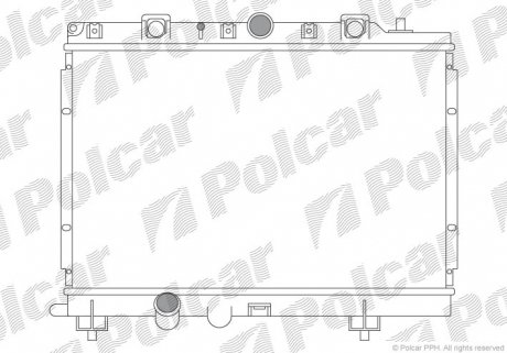 Радиатор охлаждения Polcar 632508-2 (фото 1)