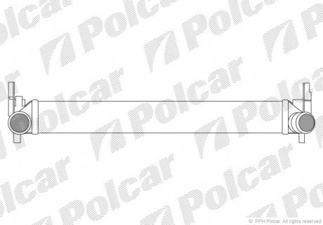 Радиатор воздуха (Интеркулер) Polcar 6732J81X