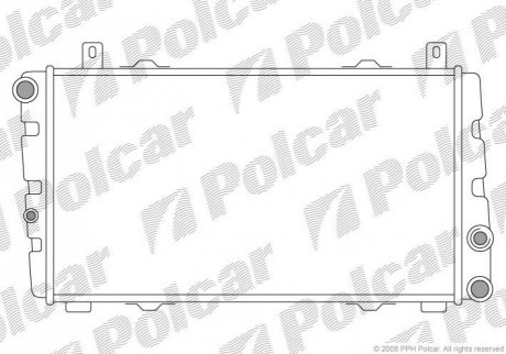 Радіатор охолодження Polcar 691008-1