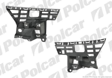 Кронштейн бампера правий Polcar 69150745