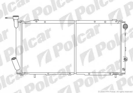 Радиатор охлаждения Polcar 720408-1