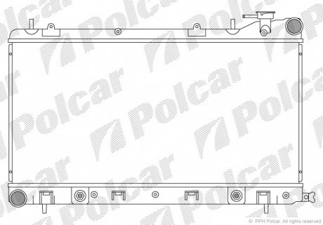 Радиатор охлаждения Polcar 7211082 (фото 1)