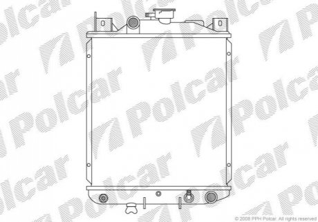 Радиатор охлаждения Polcar 740208-4