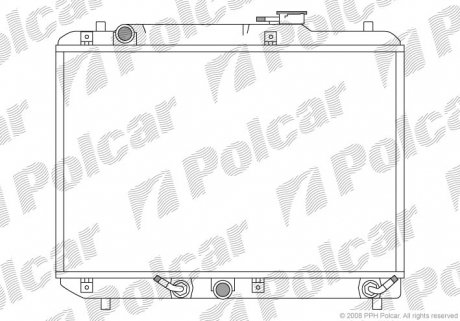 Радіатор охолодження Polcar 741208-2
