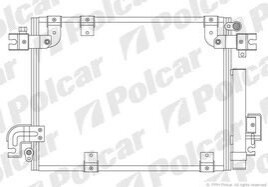 Радиатор кондиционера Polcar 7424K8C3