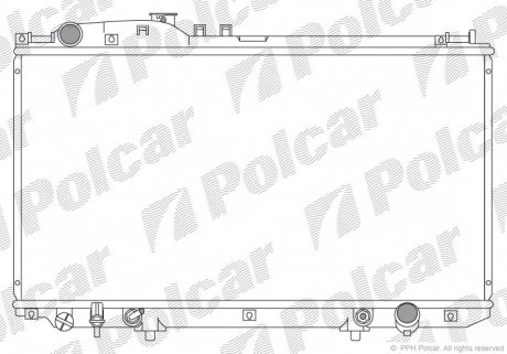 Радиатор охлаждения Polcar 8021082 (фото 1)