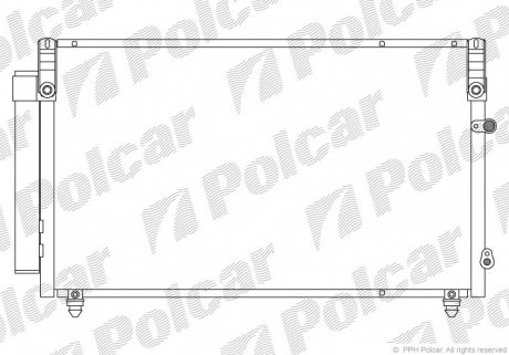 Радиатор кондиционера Polcar 8021K8C1 (фото 1)