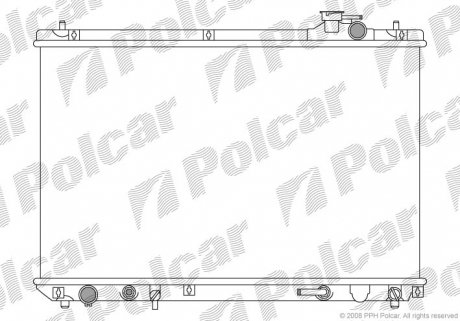 Радиатор охлаждения Polcar 8060081