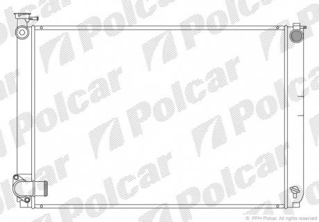 Радіатор охолодження Polcar 8061084
