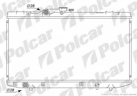 Радіатор охолодження Polcar 8101083