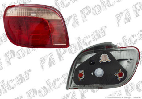 Фонарь задний Polcar 810388E