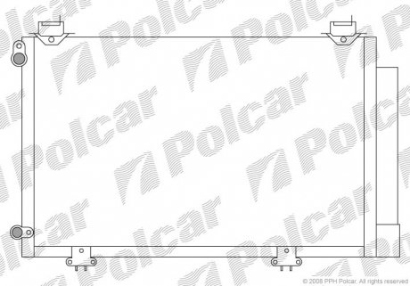 Радиатор кондиционера Polcar 8103K8C1S