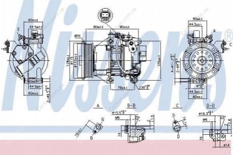 Компрессор кондиционера (новый) Polcar 8103KS-3 (фото 1)