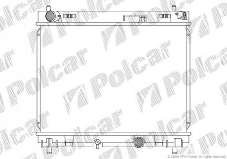Радиатор охлаждения Polcar 8105084K
